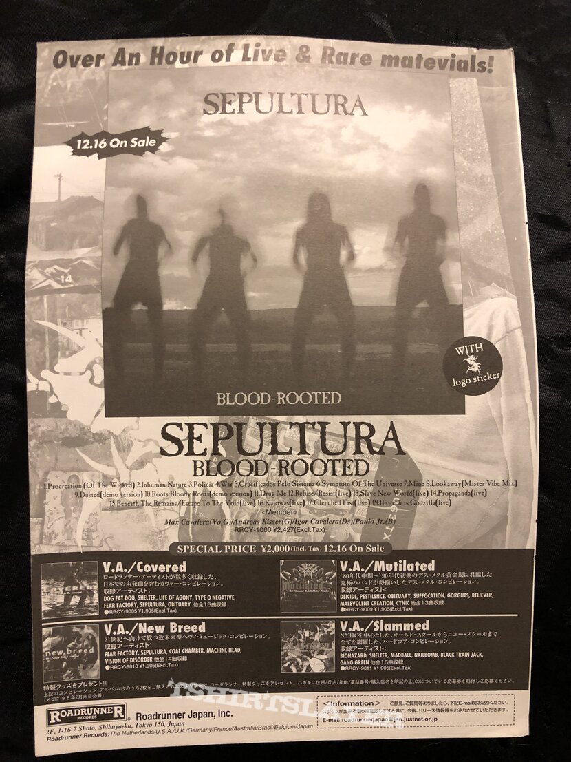 Sepultura Blood Rooted Promo Ad