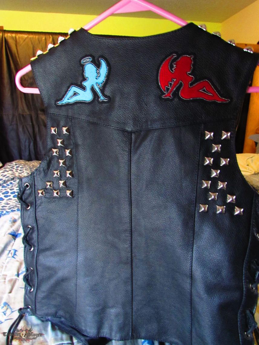 None First time studding leather