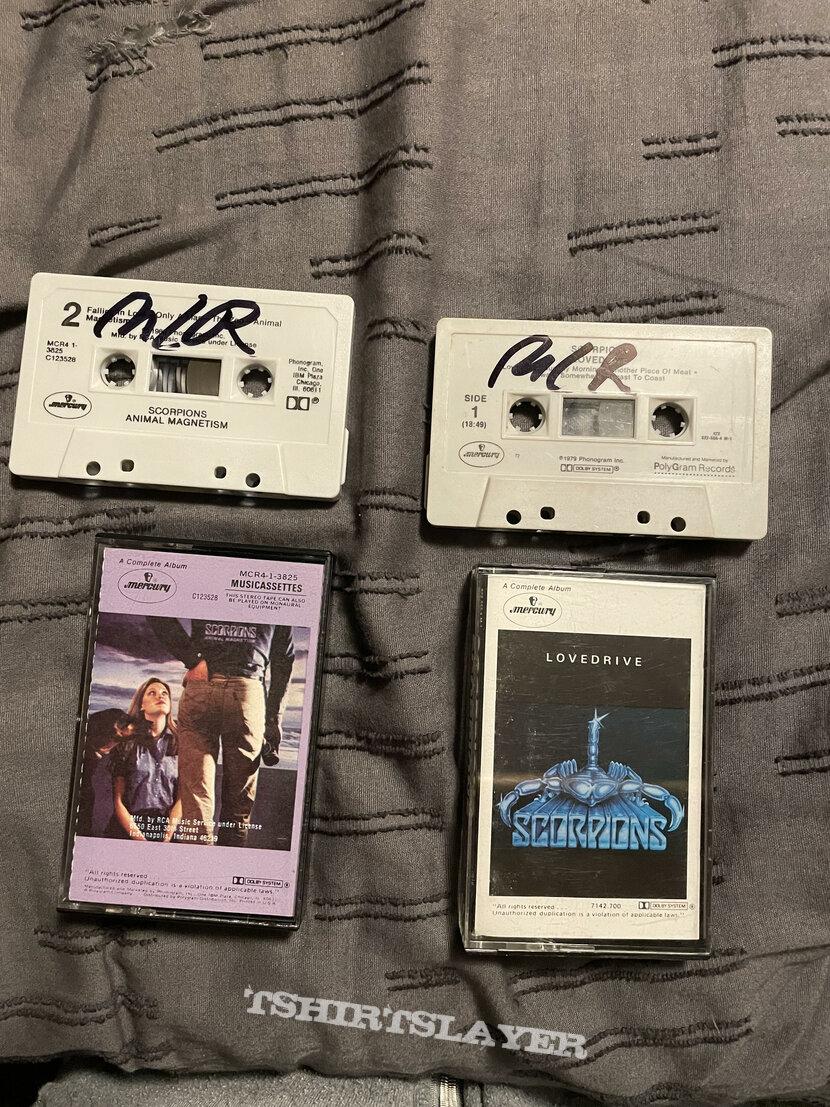 Scorpions Old Scorps tapes (ULI JON ROTH Signed)