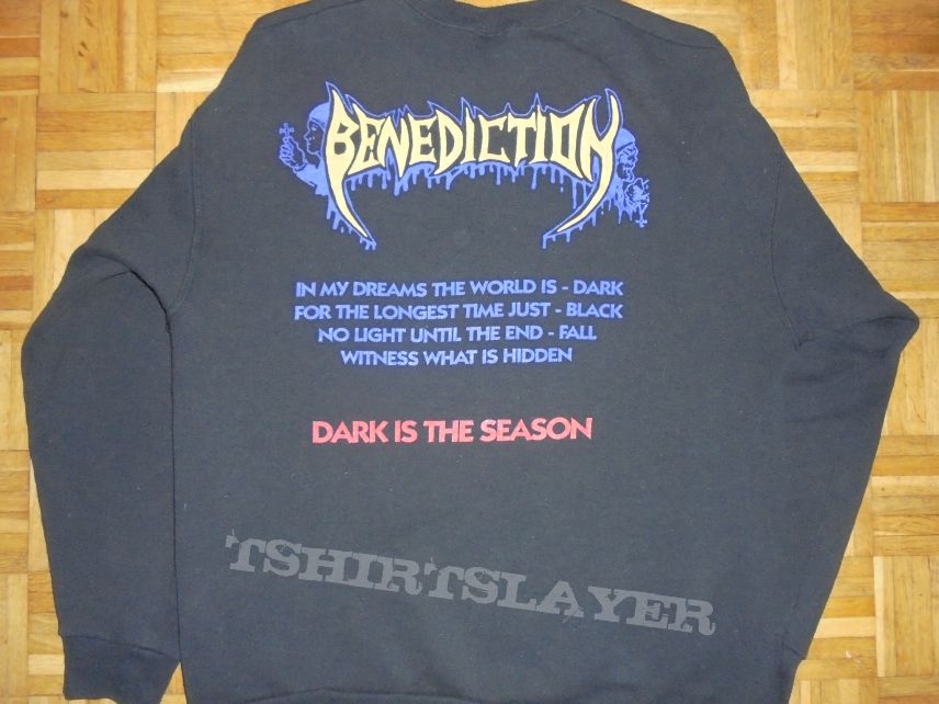 Benediction &#039;92 &#039;Dark is the season&#039; Sweatshirt