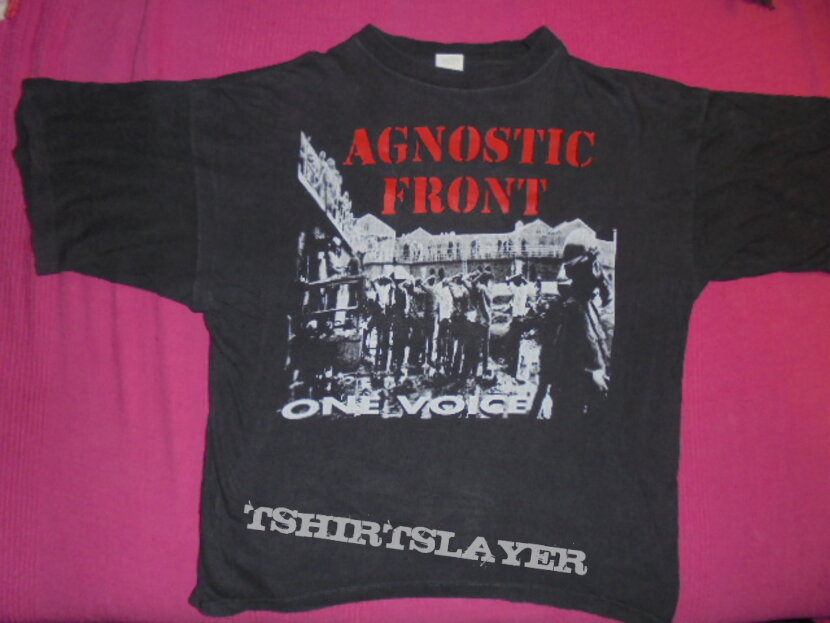 Agnostic Front -1992-Euro-tour  shirt XL