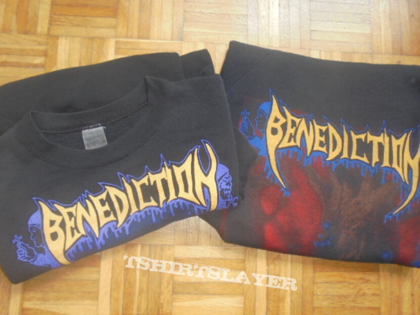 1991 Benediction The Grand Leveller &amp; 1992 Dark is the season-Sweater XL