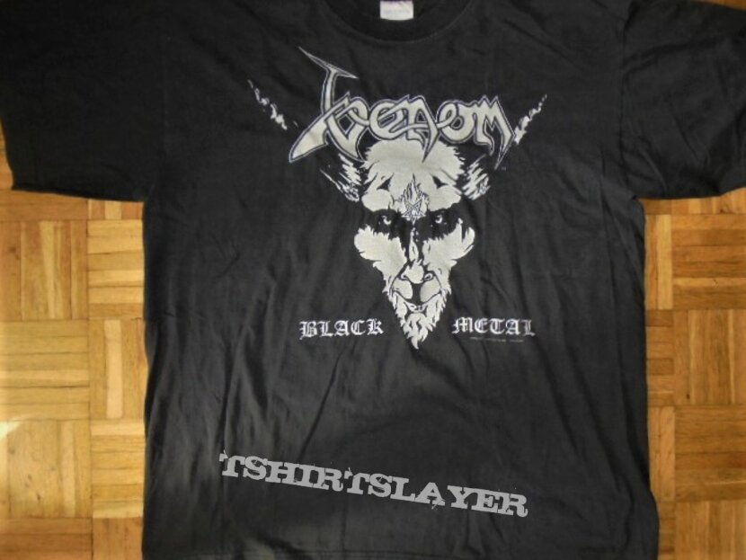 VENOM &quot;Black Metal&quot; 1996 Razamataz England-shirt XL