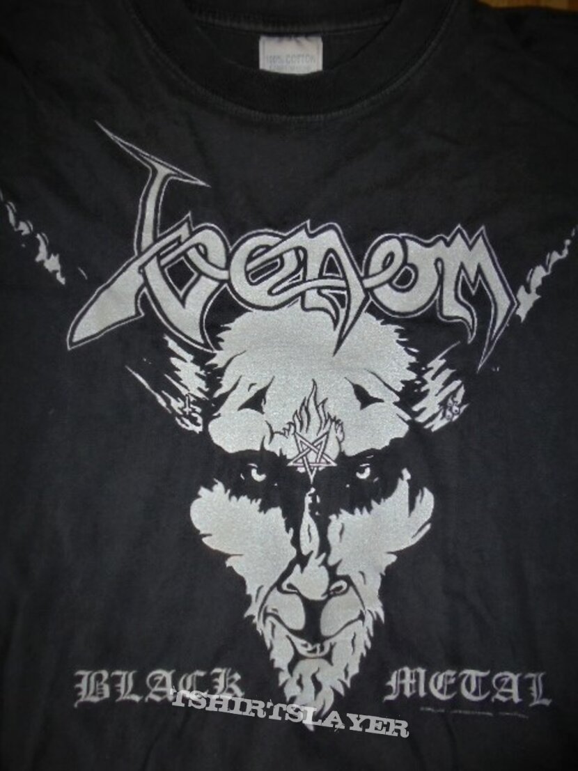 VENOM &quot;Black Metal&quot; 1996 Razamataz England-shirt XL