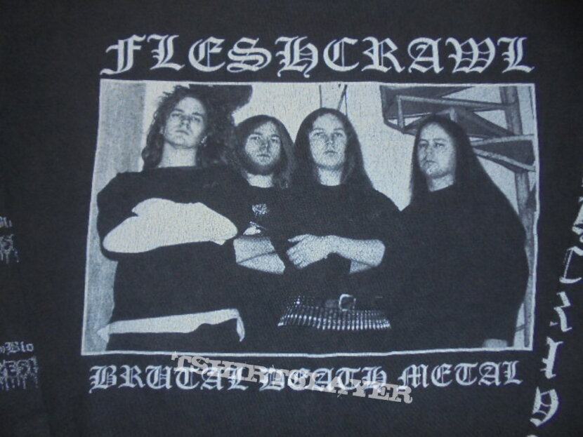 Fleshcrawl - Bloodsoul LS 1996 Size L