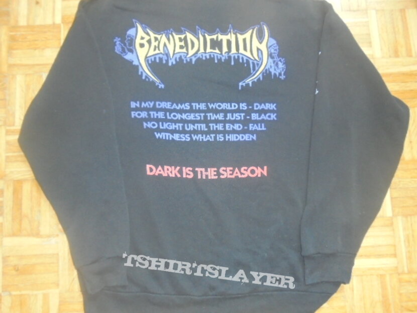 1991 Benediction The Grand Leveller &amp; 1992 Dark is the season-Sweater XL