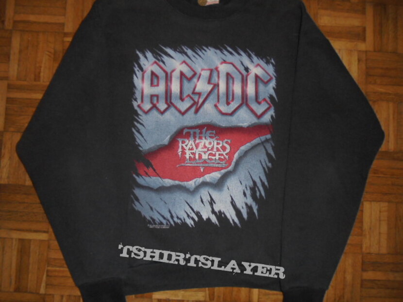 AC/DC - The Razors Edge (European Tour 90)  sweatshirt