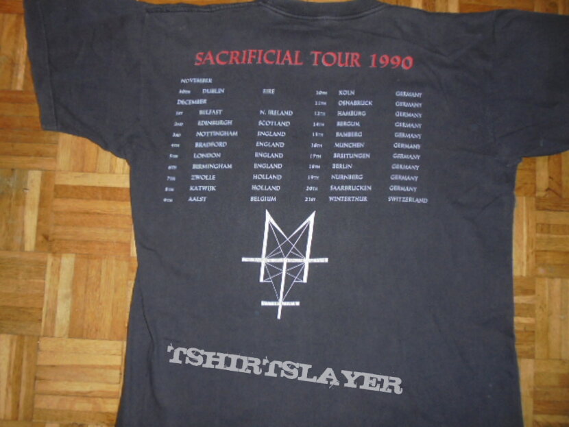Deicide first album + Sacrificial Tour 1990-shirt