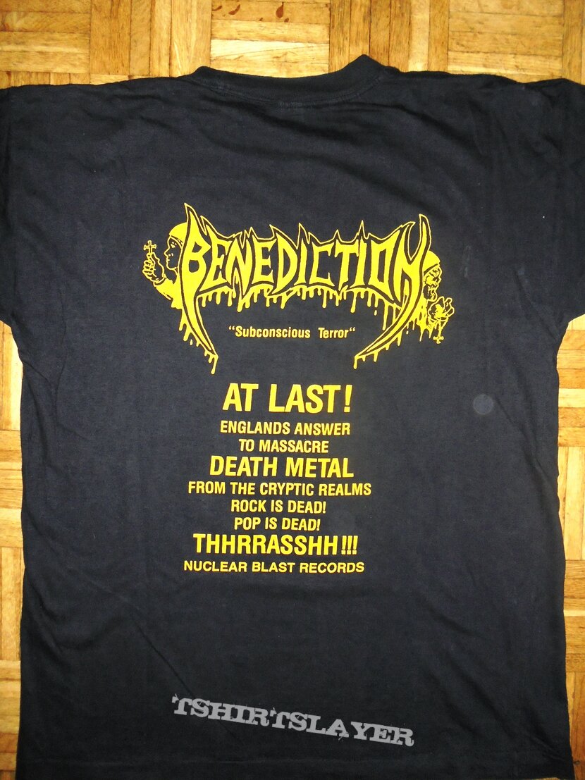 BENEDICTION - Subconscious Terror (Original 1990 shirt) 