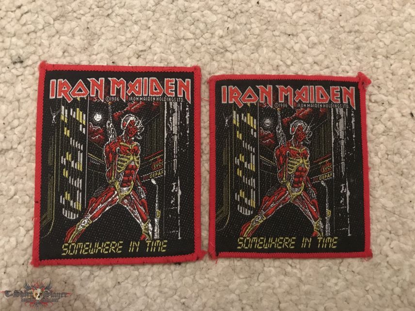 Iron Maiden - Somewhere In Time patches