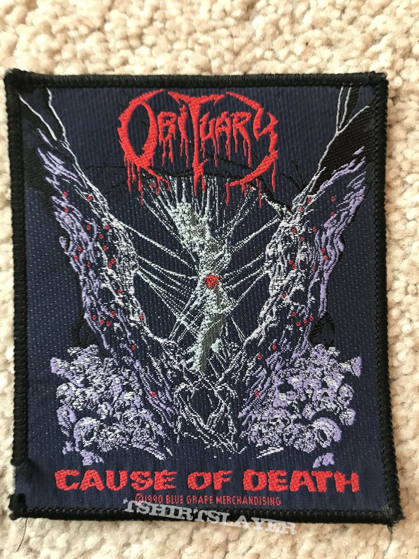 Obituary - Cause Of Death Patch