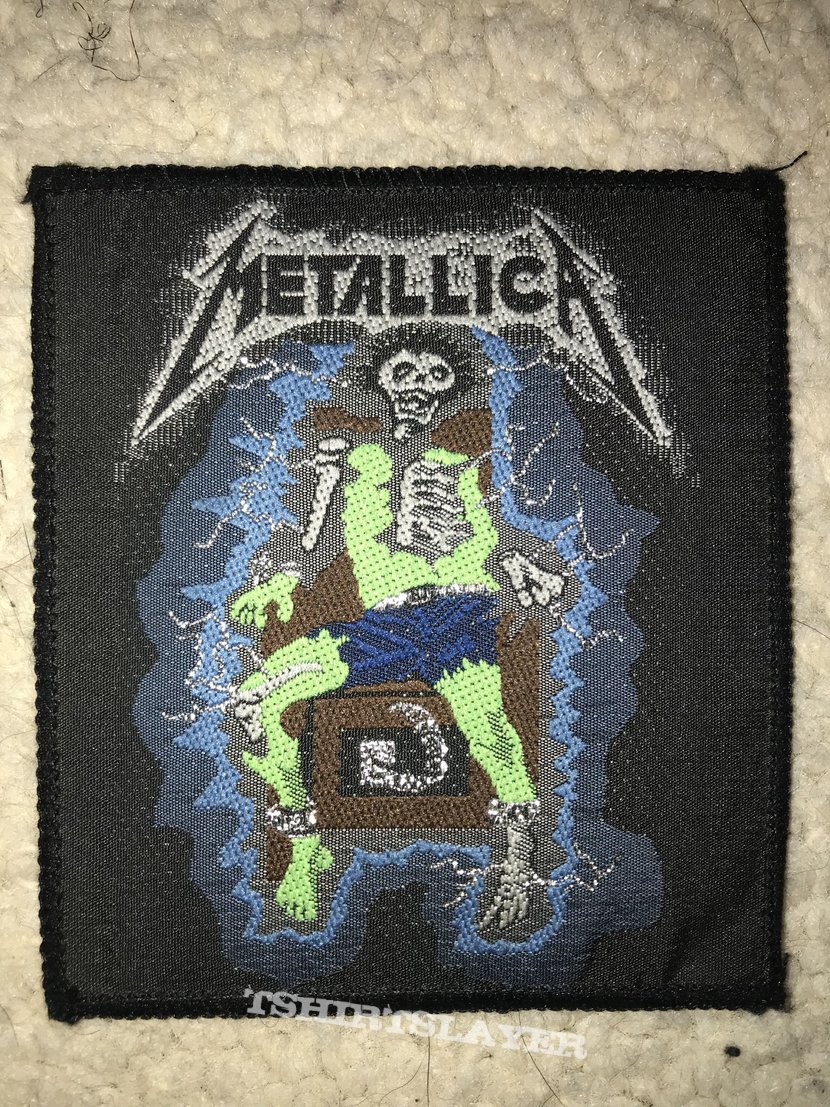 Metallica - Ride The Lightning - Electric Chair Patch 