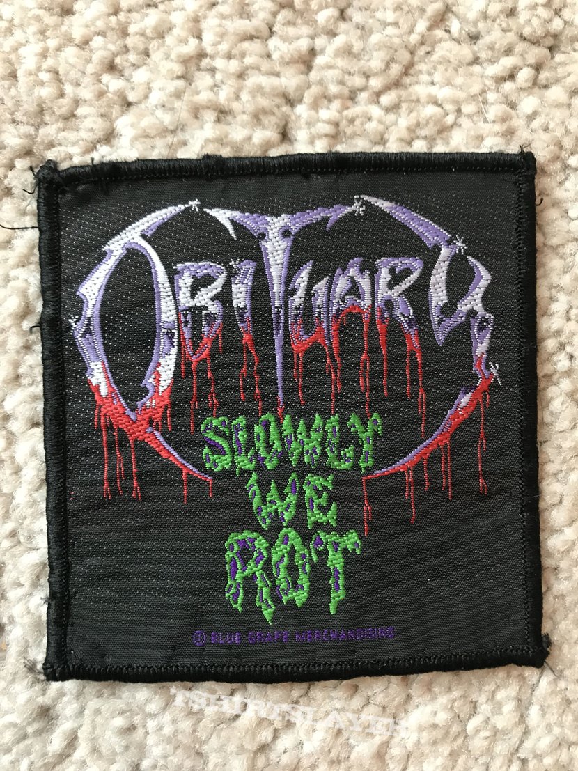 Obituary - Slowly We Rot Vintage Patch