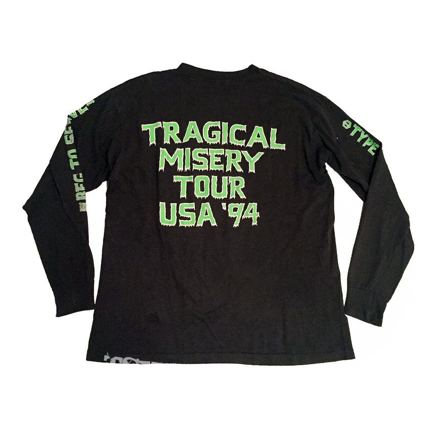 Type O Negative 1994 Tragical Misery Tour USA 94 Longsleeve Tee