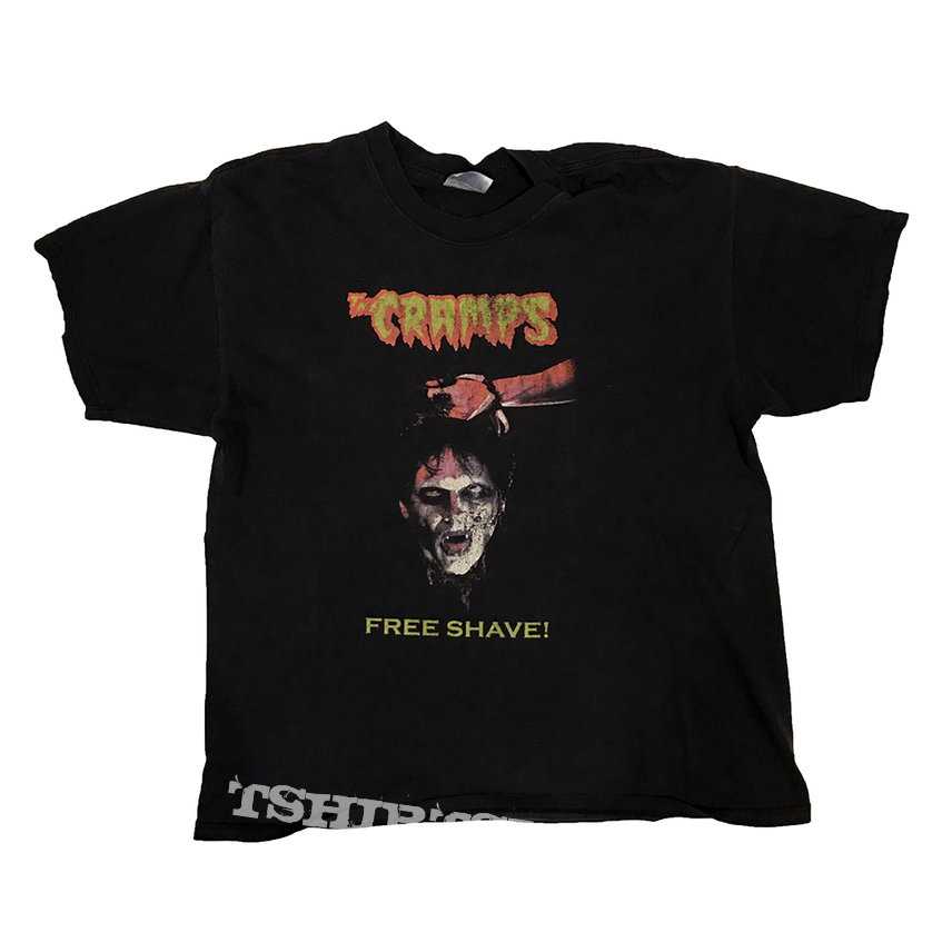The Cramps 2002 Free Shave/Fiends of Dope Island Tee