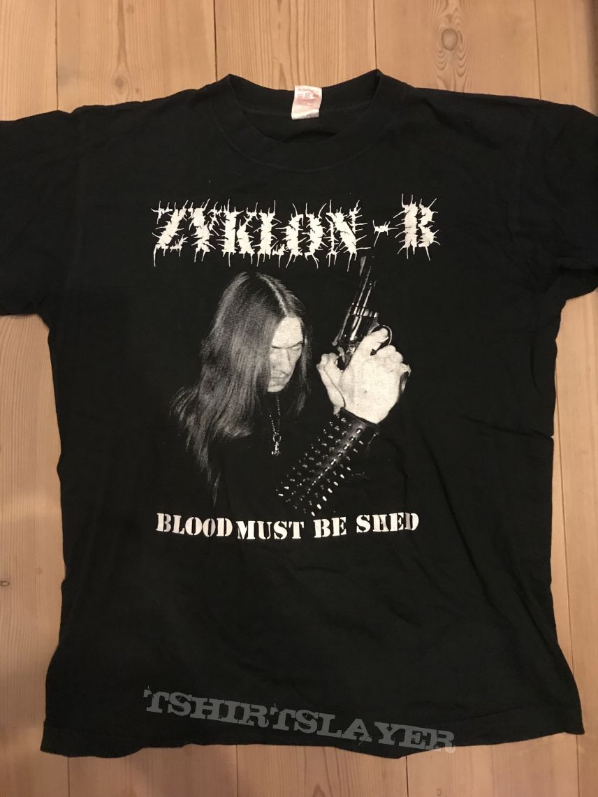 Zyklon-B - Blood Must Be Shed t-shirt (1995) | TShirtSlayer TShirt and  BattleJacket Gallery