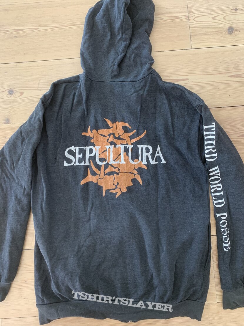 Sepultura - Third World Posse original zipped hoodie
