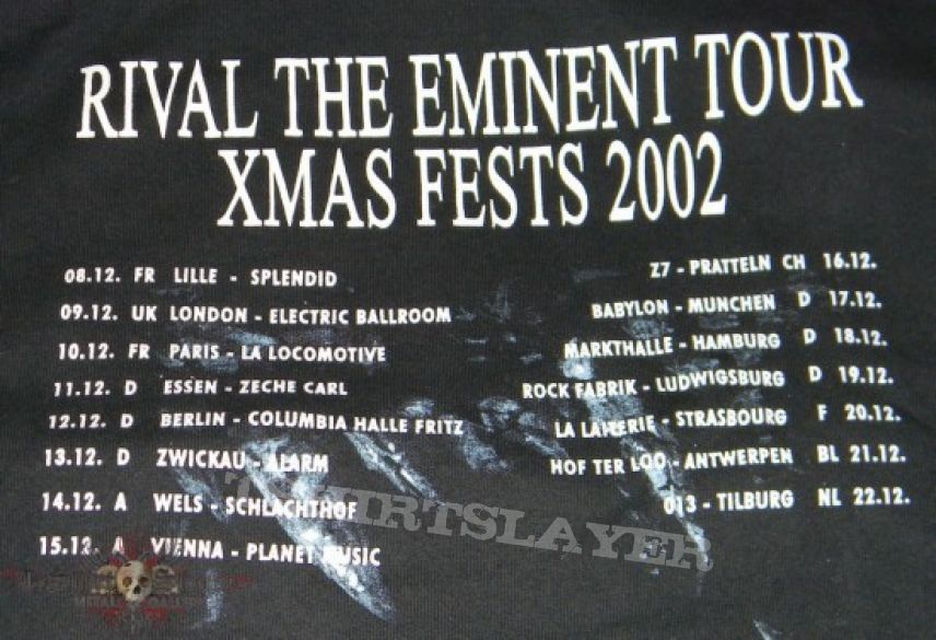 TShirt or Longsleeve - Immolation - Anti-Xmas Tour 2002