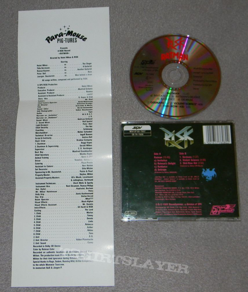 Risk - Ratman - orig.Firstpress - CD