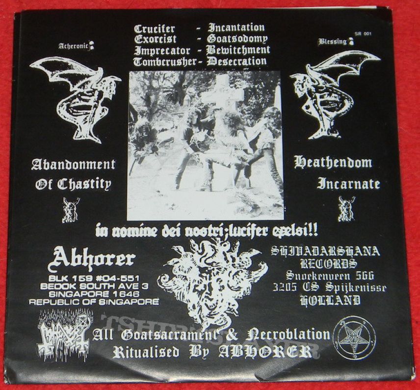 Abhorer - Upheaval of blasphemy - Single