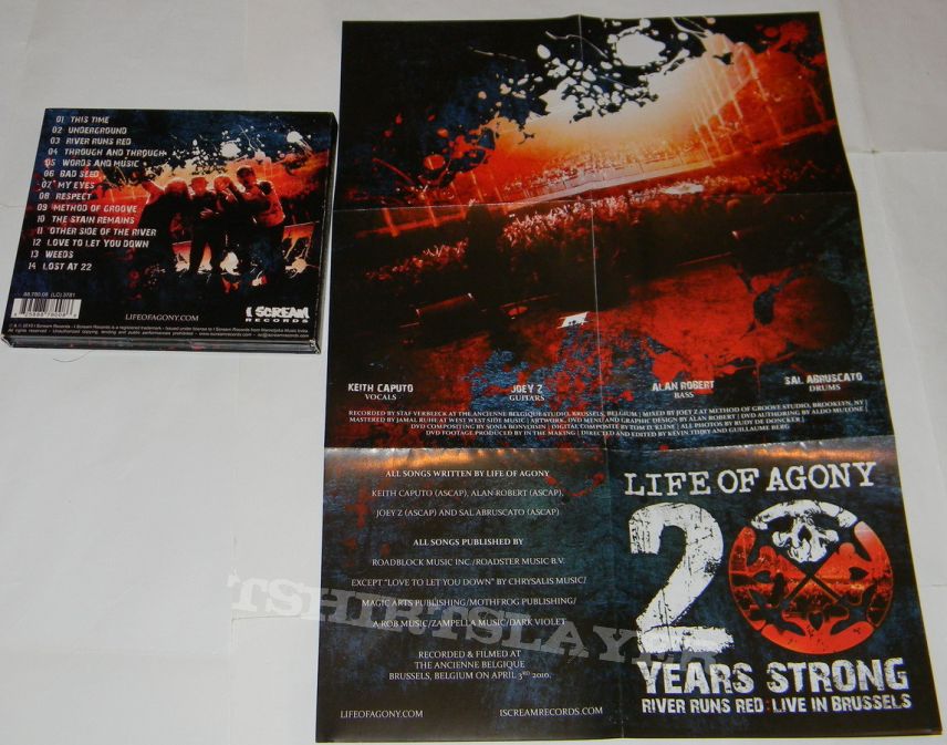 Life of Agony - 20 years strong - River runs red : Live in Brüssel - Digipack