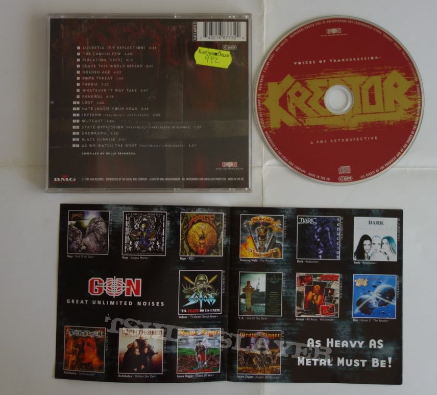Kreator - Voices of transgression - A 90&#039;s retrospective - CD