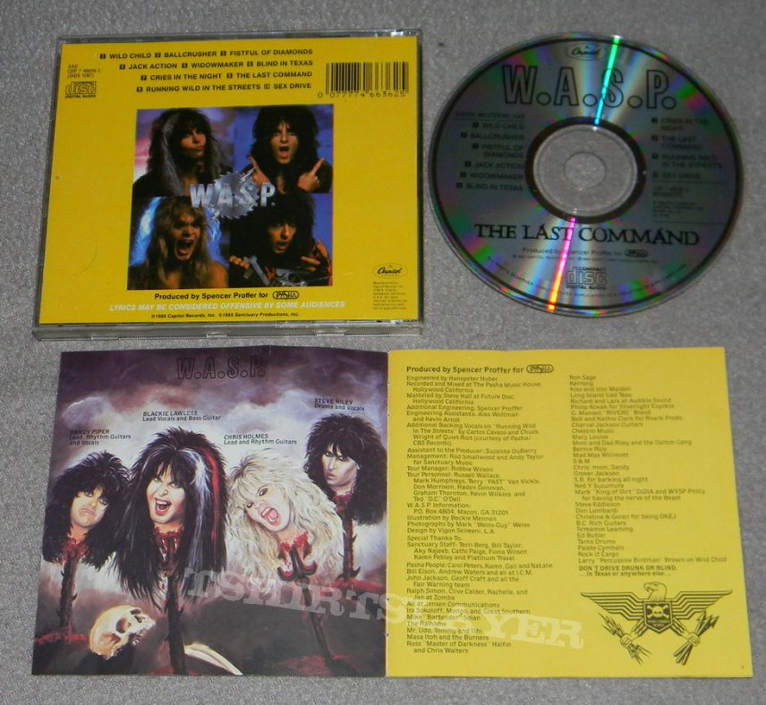 W.A.S.P. - The last command - orig.Firstpress CD