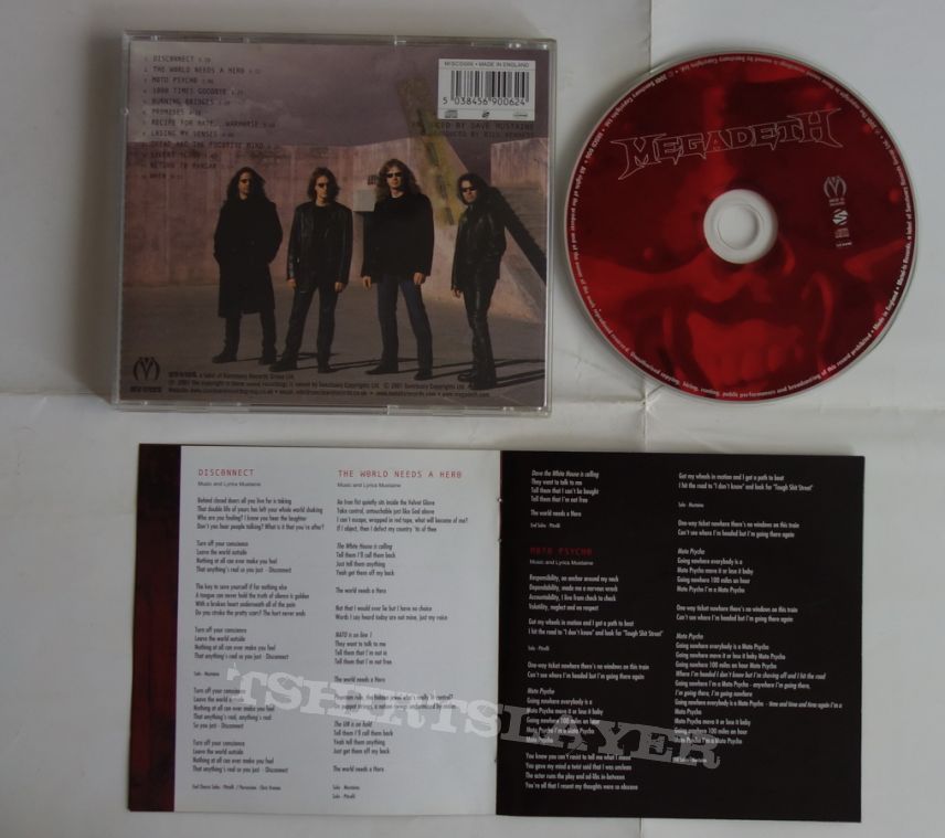 Megadeth - The world needs a hero - CD