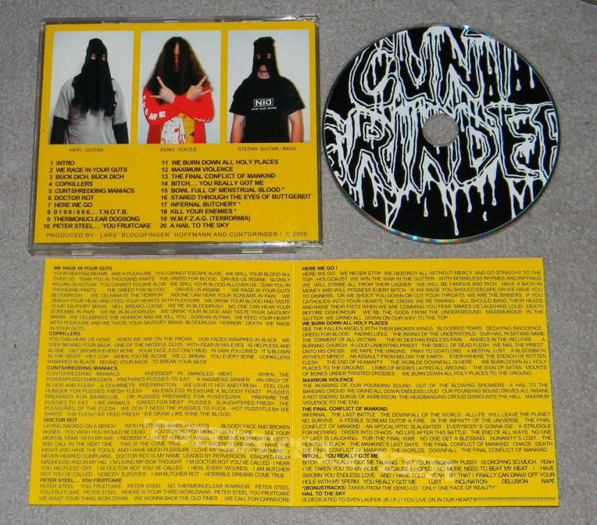 Cunt Grinder - ...the day of judgement - orig.Firstpress - CD, Handsigned