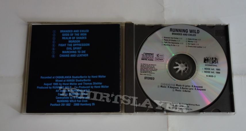 Running Wild - Branded and exiled - CD