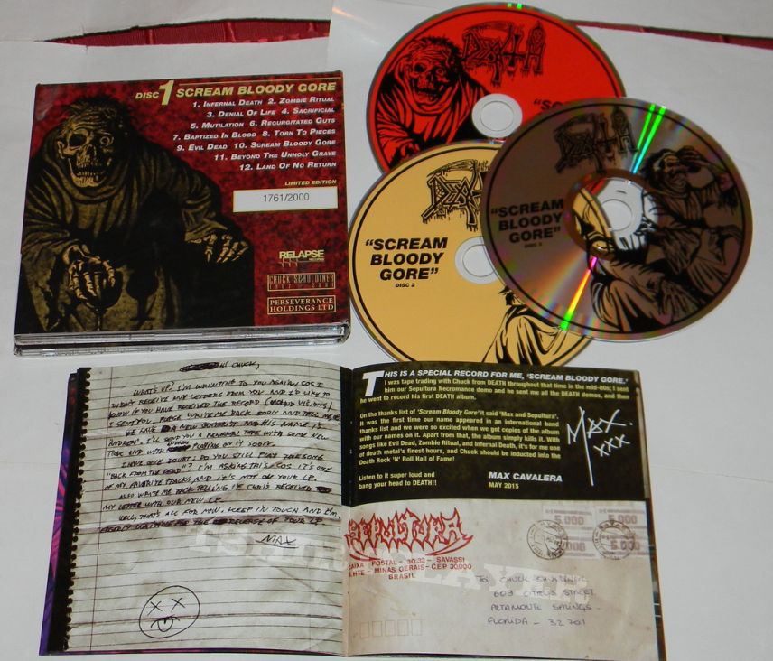 Death - Scream bloody gore - Re-release Triple CD