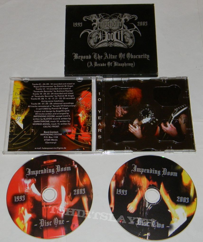 Impending Doom - Beyond the altar of obscurity (a decade of blasphemy) - CD