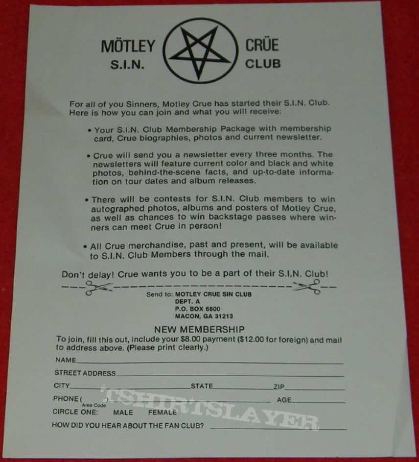 Mötley Crüe - Shout at the devil - original Firstpress