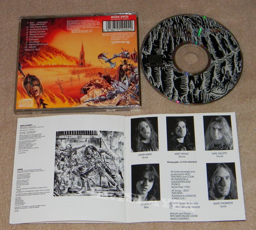 Bolt Thrower - War master - orig.Firstpress CD