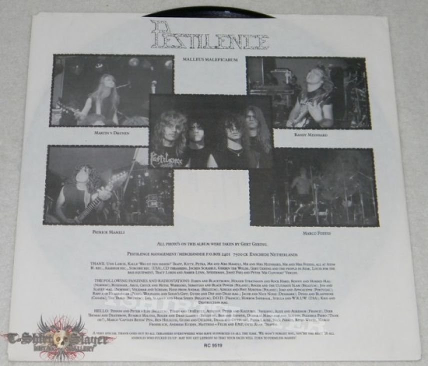 Other Collectable - Pestilence - Malleus maleficarum - orig.LP 1988