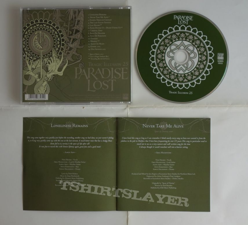 Paradise Lost - Tragic illusions 25 - CD