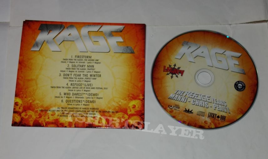 Rage - The Refuge years - CD