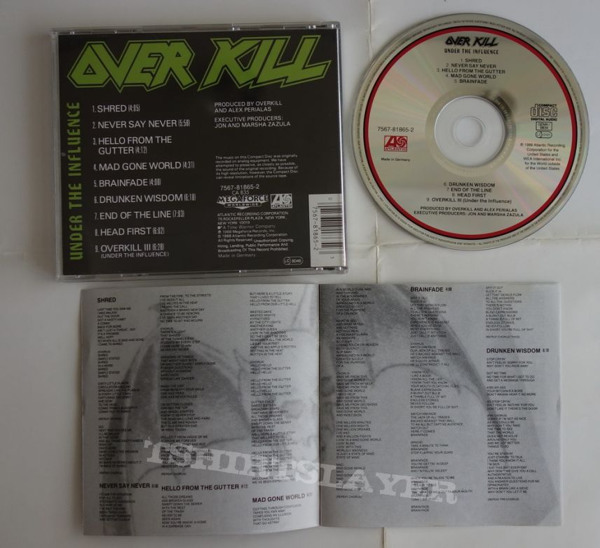 Overkill - Under the influence - CD Overkill - Under the influence - CD