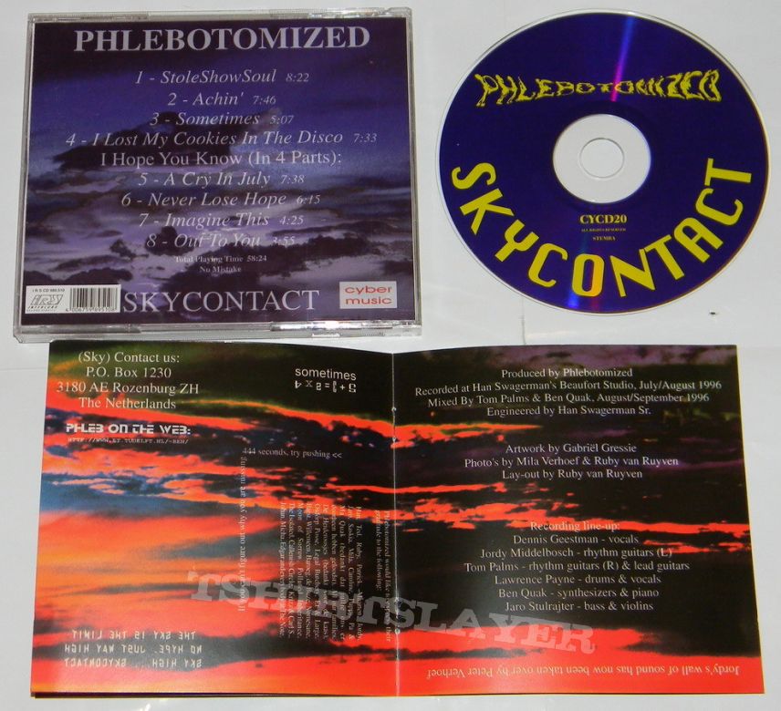 Phlebotomized - Sky contact - Orig.Firstpress - CD