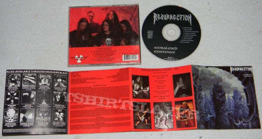 Resurrection - Embalmed existence - orig.Firstpress - CD