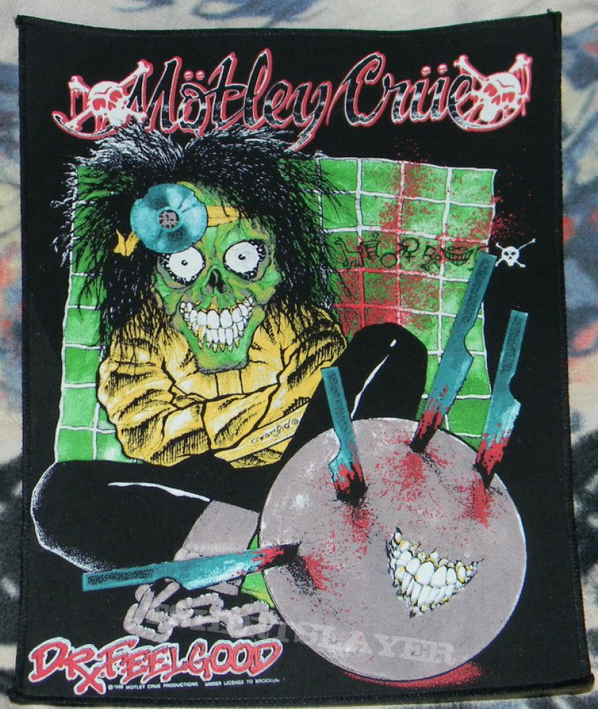 Mötley Crüe - Dr.Feelgood - Backpatch v.1