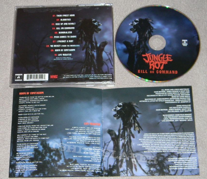 Jungle Rot - Kill on command - CD