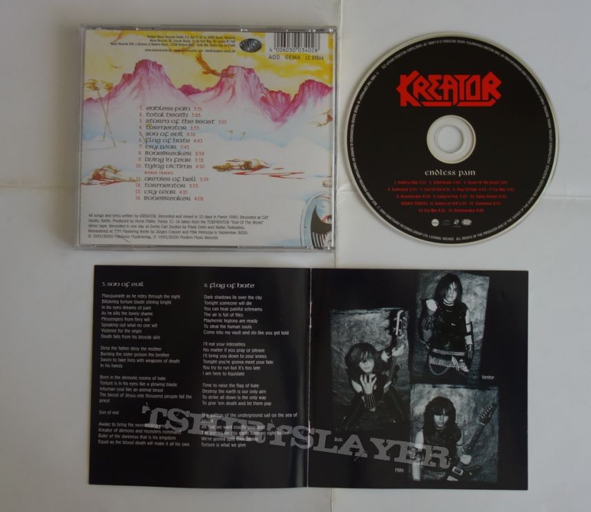 Kreator - Endless pain - Re-release CD