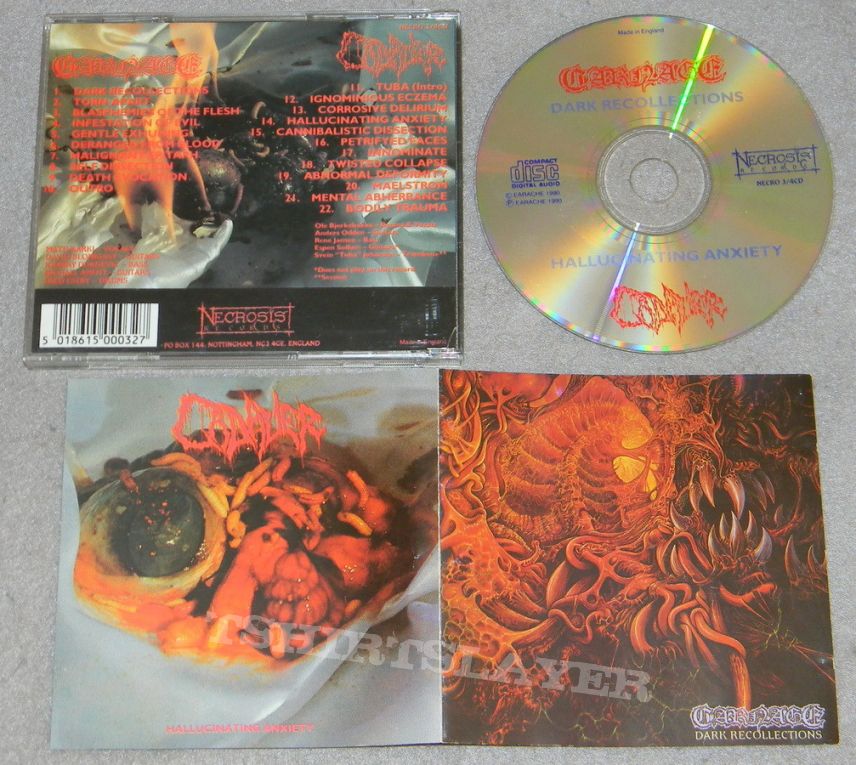Carnage / Cadaver - Dark recollections/Hallucinating anxiety