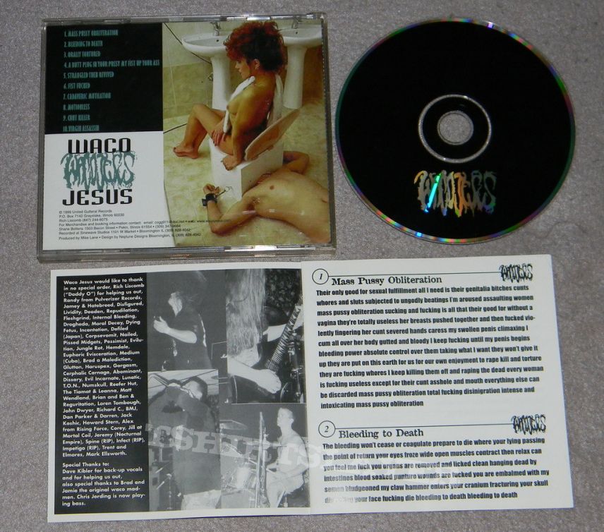 Waco Jesus - The destruction of commercial scum - orig.Firstpress - CD