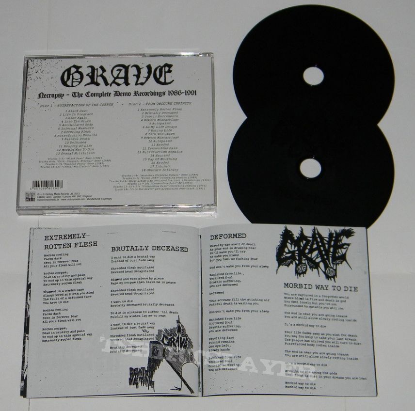 Grave - Necropsy - The complete demo recordings 1986-1991 - CD