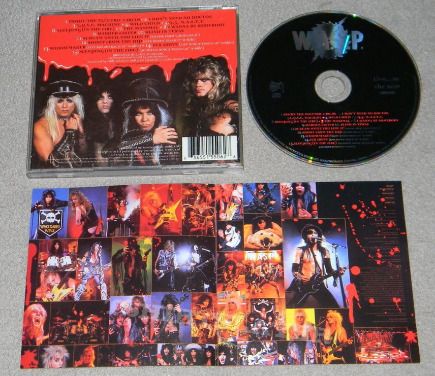 W.A.S.P. - Live...in the raw - CD Re-release 1997