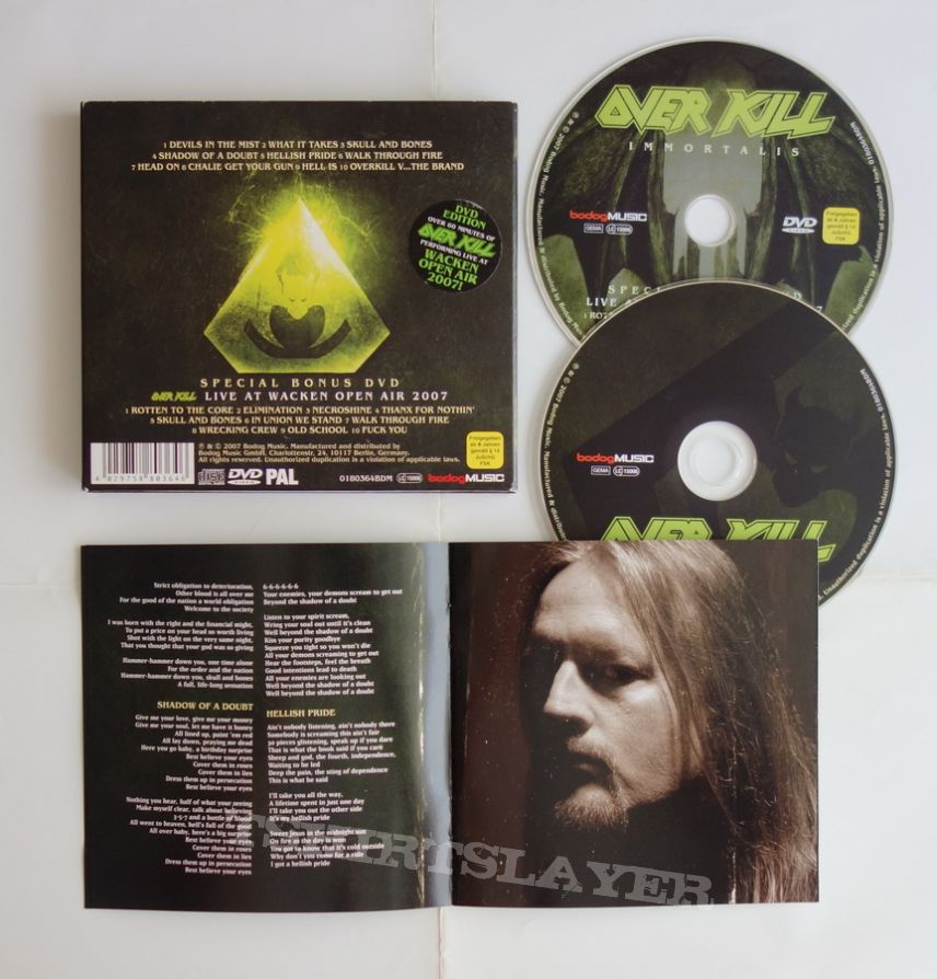 Overkill - Immortalis - lim.edit.Digipack CD Overkill - Immortalis - lim.edit.Digipack CD