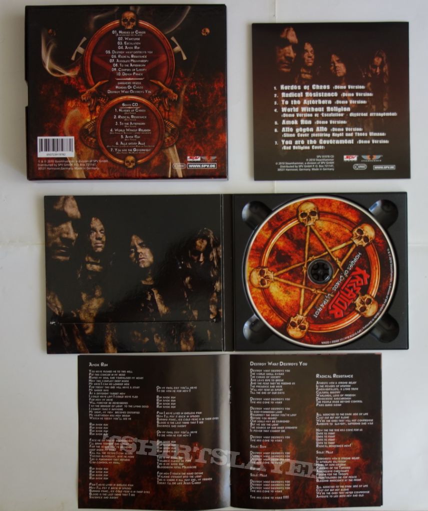 Kreator - Hordes of chaos - Ultra Riot - lim.edit.Box CD