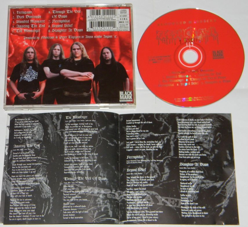 Fleshcrawl - Bloodred massacre - orig.Firstpress - CD